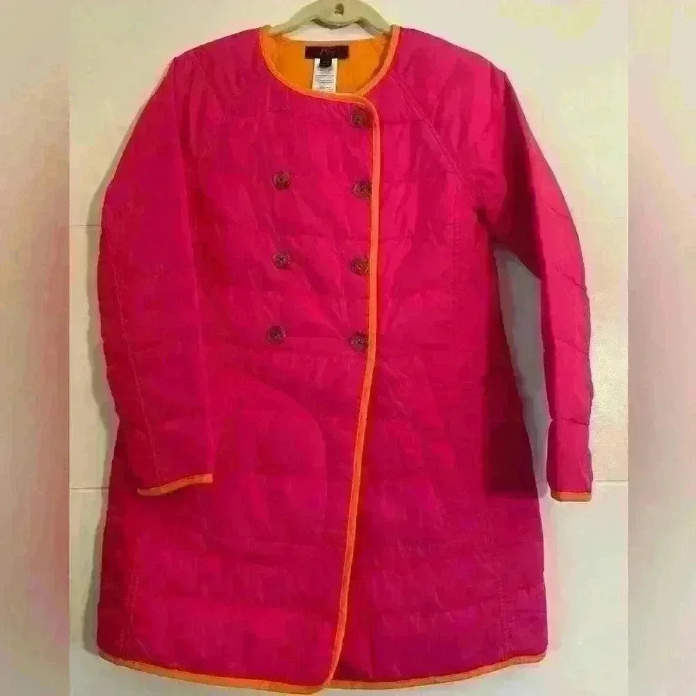 J. Crew | Reversible Puffer Jacket | Fuchsia